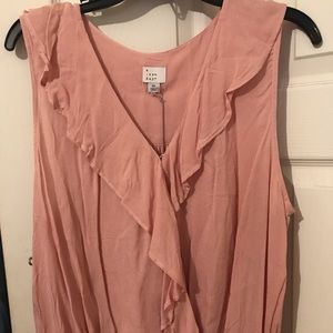 Ruffle wrap top A New Day